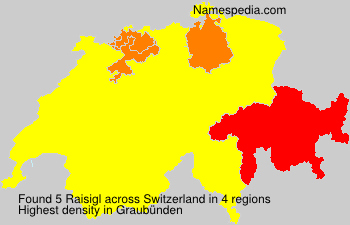 Surname Raisigl in Switzerland Surname Raisigl in Switzerland