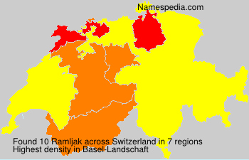 Surname Ramljak in Switzerland Surname Ramljak in Switzerland