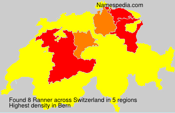 Surname Ranner in Switzerland Surname Ranner in Switzerland