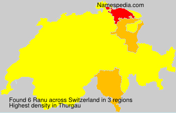 Surname Ranu in Switzerland Surname Ranu in Switzerland