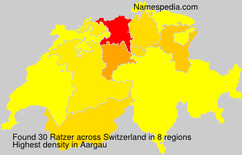 Surname Ratzer in Switzerland Surname Ratzer in Switzerland