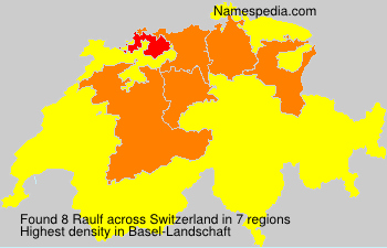 Surname Raulf in Switzerland Surname Raulf in Switzerland