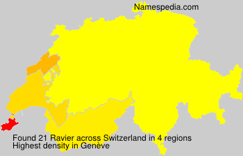 Surname Ravier in Switzerland Surname Ravier in Switzerland