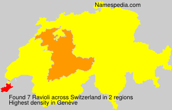 Surname Ravioli in Switzerland
