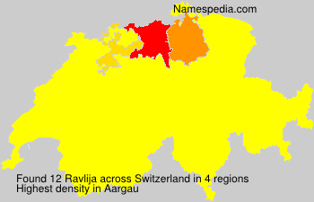 Surname Ravlija in Switzerland Surname Ravlija in Switzerland