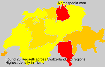 Surname Redaelli in Switzerland Surname Redaelli in Switzerland