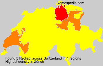Surname Redjepi in Switzerland Surname Redjepi in Switzerland
