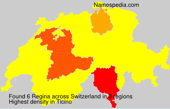 Surname Regina in Switzerland Surname Regina in Switzerland