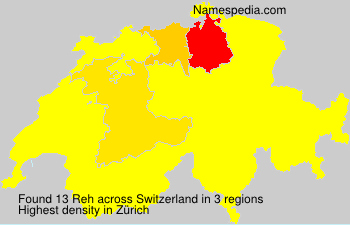 Surname Reh in Switzerland Surname Reh in Switzerland
