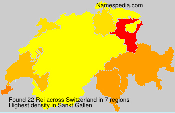 Surname Rei in Switzerland