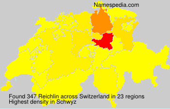 Surname Reichlin in Switzerland Surname Reichlin in Switzerland