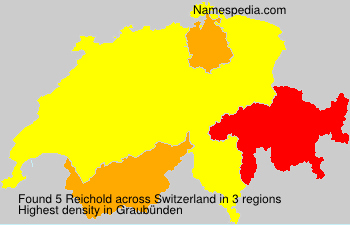 Surname Reichold in Switzerland Surname Reichold in Switzerland