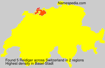 Surname Reidiger in Switzerland Surname Reidiger in Switzerland