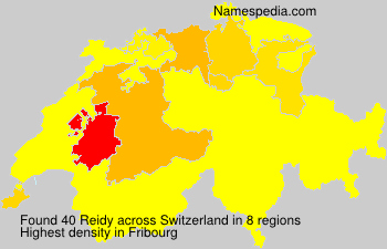 Surname Reidy in Switzerland Surname Reidy in Switzerland