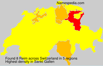 Surname Reim in Switzerland Surname Reim in Switzerland