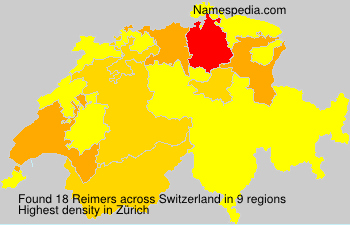Surname Reimers in Switzerland Surname Reimers in Switzerland