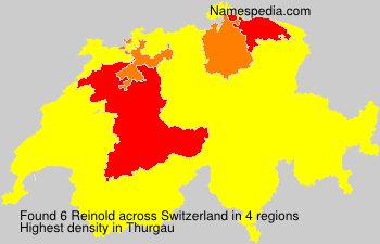 Surname Reinold in Switzerland Surname Reinold in Switzerland