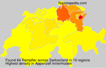 Surname Rempfler in Switzerland Surname Rempfler in Switzerland