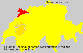 Surname Respinguet in Switzerland Surname Respinguet in Switzerland