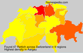 Surname Rettich in Switzerland Surname Rettich in Switzerland