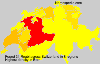 Surname Reubi in Switzerland Surname Reubi in Switzerland