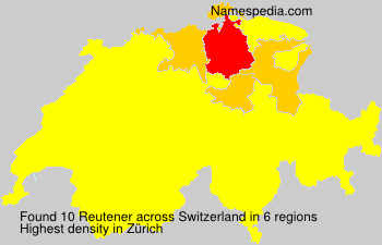 Surname Reutener in Switzerland Surname Reutener in Switzerland