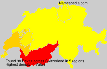 Surname Revaz in Switzerland Surname Revaz in Switzerland
