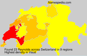 Surname Reynolds in Switzerland Surname Reynolds in Switzerland