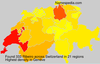 Surname Ribeiro in Switzerland