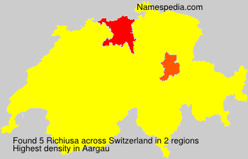 Surname Richiusa in Switzerland Surname Richiusa in Switzerland