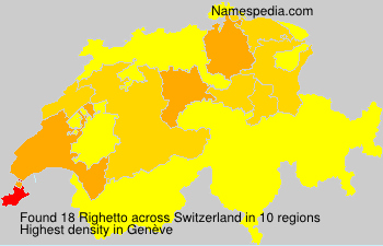 Surname Righetto in Switzerland Surname Righetto in Switzerland