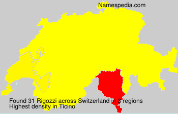Surname Rigozzi in Switzerland Surname Rigozzi in Switzerland