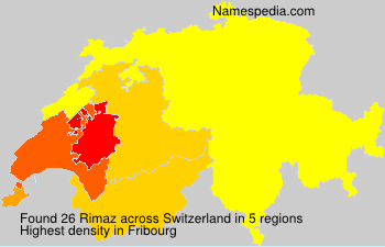 Surname Rimaz in Switzerland Surname Rimaz in Switzerland
