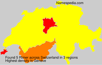 Surname Rimer in Switzerland Surname Rimer in Switzerland