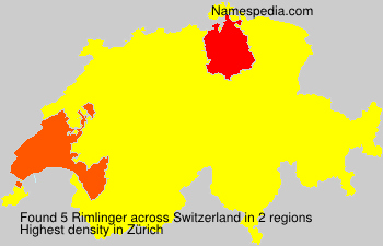 Surname Rimlinger in Switzerland Surname Rimlinger in Switzerland