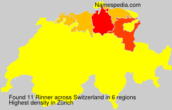 Surname Rinner in Switzerland Surname Rinner in Switzerland