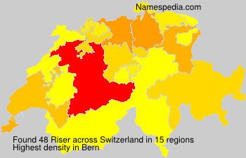 Surname Riser in Switzerland Surname Riser in Switzerland