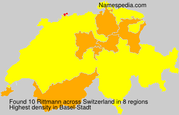 Surname Rittmann in Switzerland Surname Rittmann in Switzerland