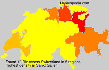 Surname Riz in Switzerland Surname Riz in Switzerland