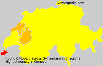Surname Robalo in Switzerland Surname Robalo in Switzerland