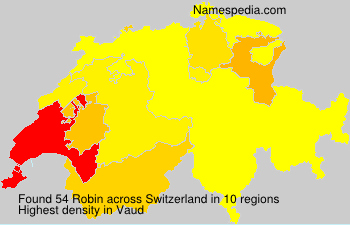 Surname Robin in Switzerland Surname Robin in Switzerland