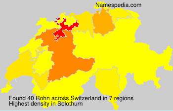 Surname Rohn in Switzerland Surname Rohn in Switzerland