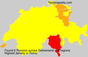 Surname Ronconi in Switzerland Surname Ronconi in Switzerland