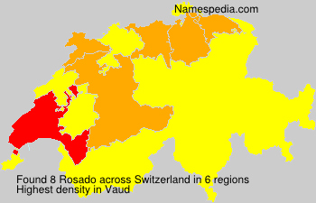 Surname Rosado in Switzerland