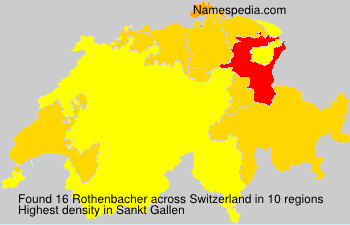 Surname Rothenbacher in Switzerland Surname Rothenbacher in Switzerland