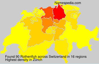 Surname Rothenfluh in Switzerland Surname Rothenfluh in Switzerland