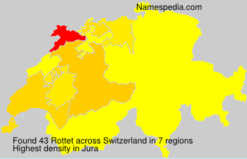 Surname Rottet in Switzerland Surname Rottet in Switzerland