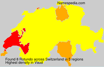 Surname Rotundo in Switzerland