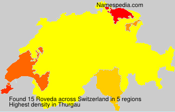 Surname Roveda in Switzerland Surname Roveda in Switzerland
