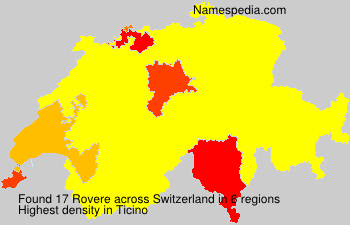 Surname Rovere in Switzerland Surname Rovere in Switzerland